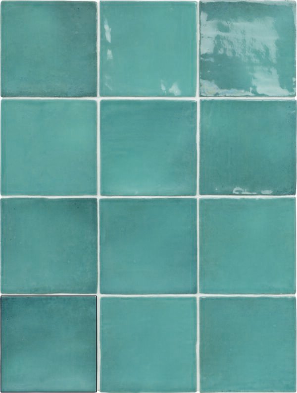 Seville Turquoise - Wandtegels Effen | Lapy