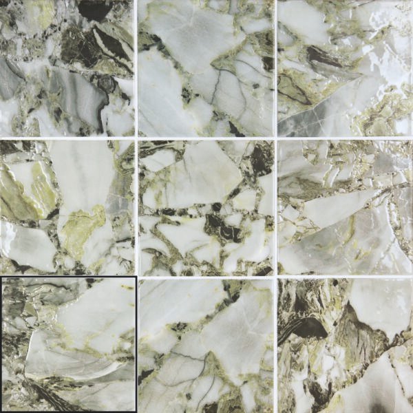 Ice Green - Wandtegels Marmerlook | Lapy