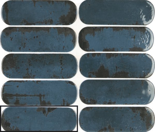 Funky Blue - Wandtegels Metaallook | Lapy