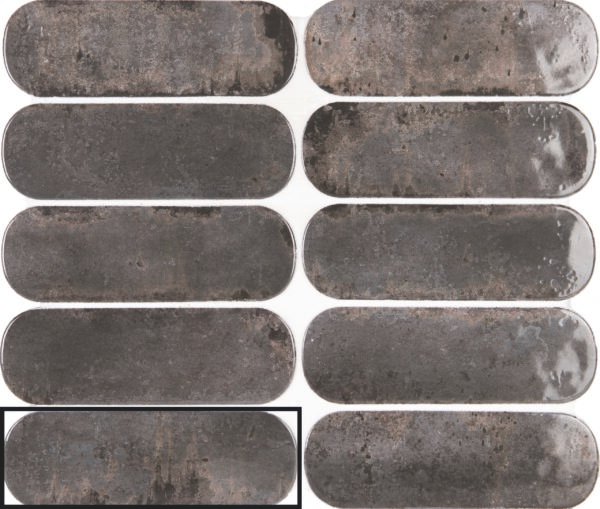 Funky Graphite - Wandtegels Metaallook | Lapy