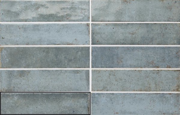 Ecstasy Dusty Blue - Wandtegels Metaallook | Lapy