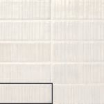 Ecstasy Groove White - Wandtegels Metaallook | Lapy