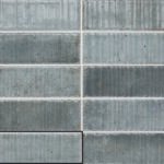 Ecstasy Groove Dusty Blue - Wandtegels Metaallook | Lapy