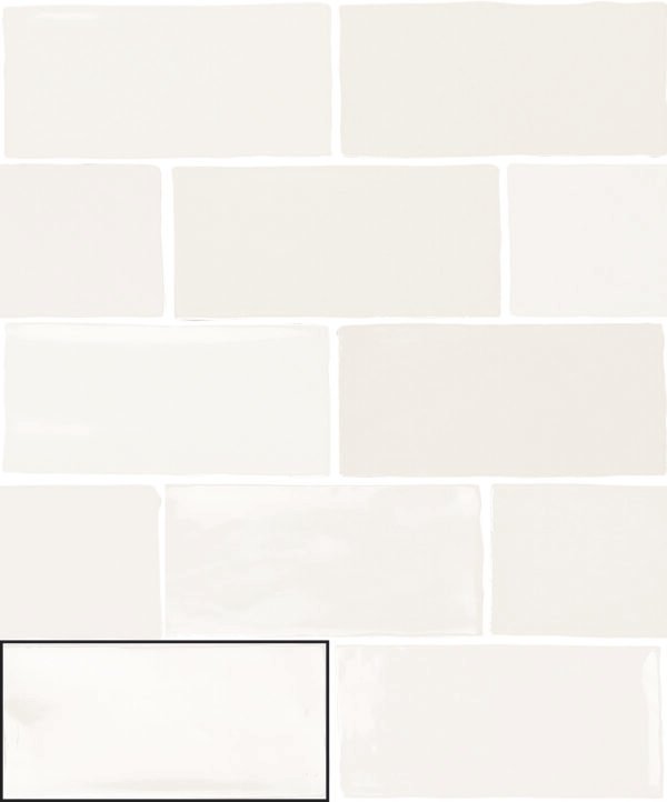 Fado White - Wandtegels Effen | Lapy