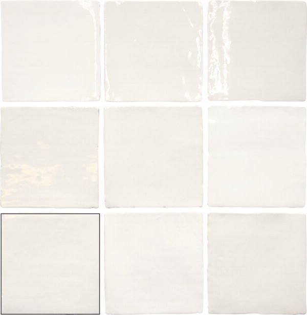 Fado White - Wandtegels Effen | Lapy