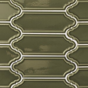 Hamptons Havens Victorian Green - Wandtegels Patroon | Lapy