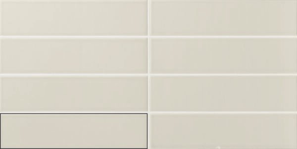 Three-D Flat Grey - Wandtegels Effen | Lapy