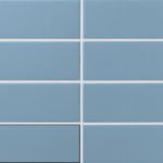 Three-D Flat Blue - Wandtegels Effen | Lapy