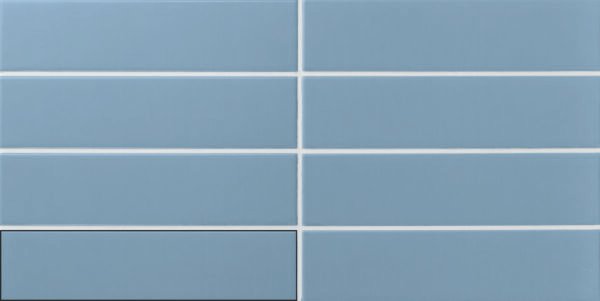Three-D Flat Blue - Wandtegels Effen | Lapy