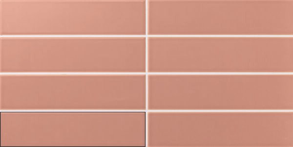 Three-D Flat Terracota - Wandtegels Effen | Lapy