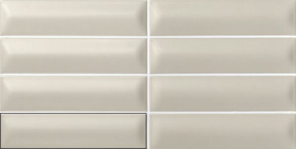 Three-D Grey - Wandtegels Effen | Lapy