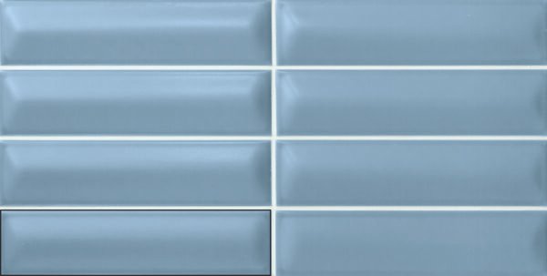 Three-D Blue - Wandtegels Effen | Lapy