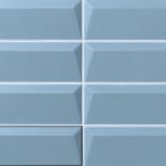 Three-D Cups Blue - Wandtegels Effen | Lapy
