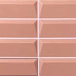 Three-D Cups Terracota - Wandtegels Effen | Lapy