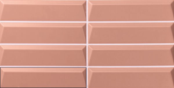 Three-D Cups Terracota - Wandtegels Effen | Lapy