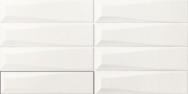 Three-D Pyramid Snow - Wandtegels Effen | Lapy