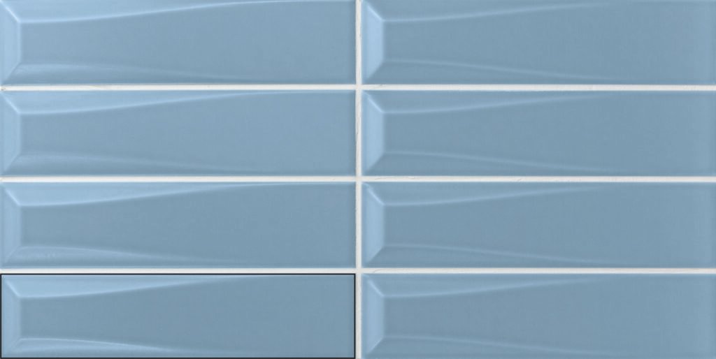Three-D Pyramid Blue