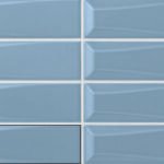 Three-D Pyramid Blue - Wandtegels Effen | Lapy