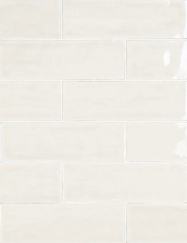 Nour White - Wandtegels Effen | Lapy