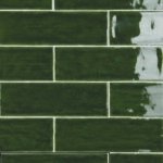 Nour Dark Green - Wandtegels Effen | Lapy
