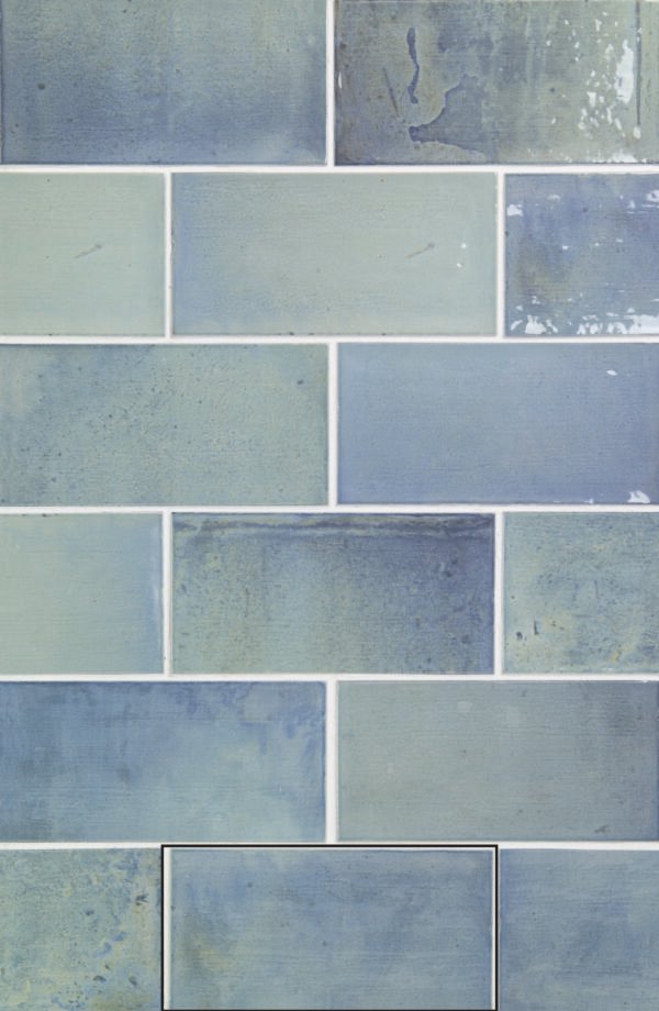 Lautia Blue - Wandtegels Effen | Lapy