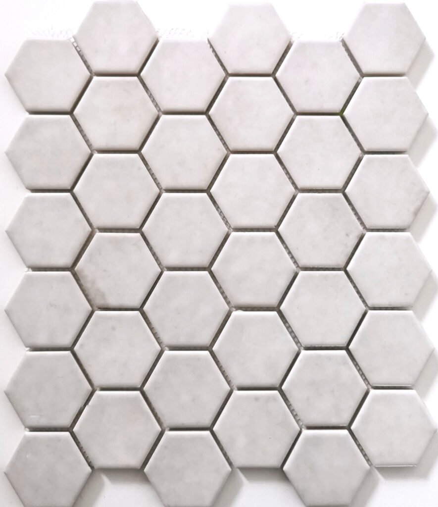 Authentic Hexagon White
