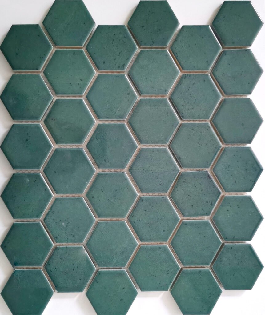 Authentic Hexagon Green
