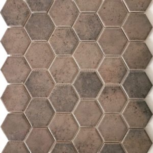 Authentic Hexagon Warm Grey - Mozaïek Patroon | Lapy