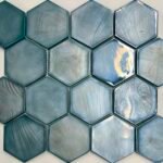 Valkery Hexagon Green - Mozaïek Metaallook | Lapy