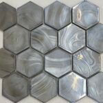 Valkery Hexagon Taupe - Mozaïek Metaallook | Lapy