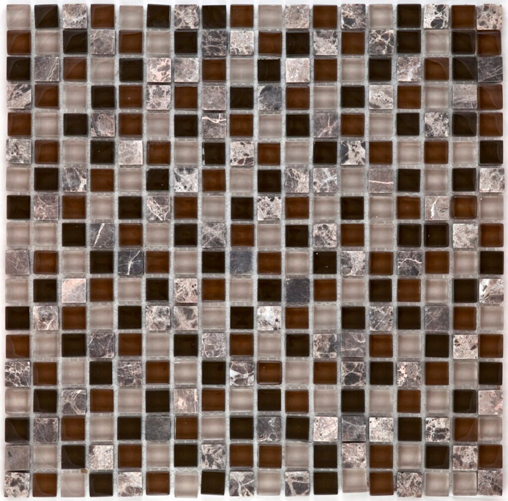 Mozaïek EMP Bruin Mix 1;5x1;5x0;8