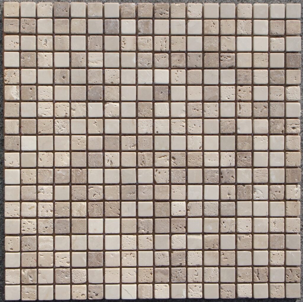 Mozaïek Beige mix Getr. 1;5x1;5x0;8