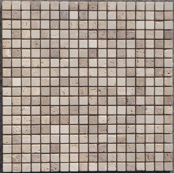 Mozaïek Beige mix Getr. 1;5×1;5×0;8 - Mozaïek Marmerlook | Lapy