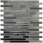 ** Mozaïek Zwart Mix 1;5x Diversx0;8 - Mozaïek Marmerlook | Lapy