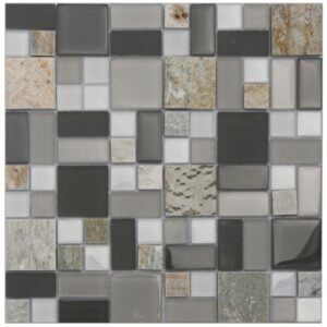 ** Mozaïek Slate Glas Mix Diversx0;8 - Mozaïek Marmerlook | Lapy
