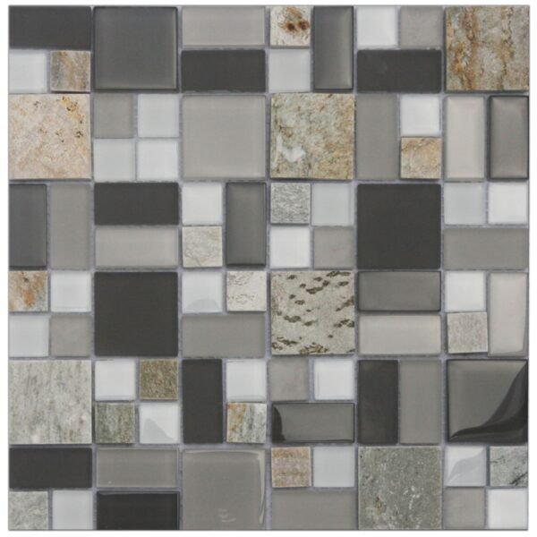 ** Mozaïek Slate Glas Mix Diversx0;8 - Mozaïek Marmerlook | Lapy