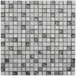 ** Mozaïek Marm-RVS-Glas 1;5×1;5×0;8 - Mozaïek Marmerlook | Lapy