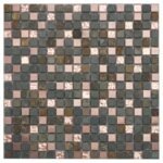** Mozaïek Slate-Koper Mix 1;5×1;5×0;8 - Mozaïek Patroon | Lapy