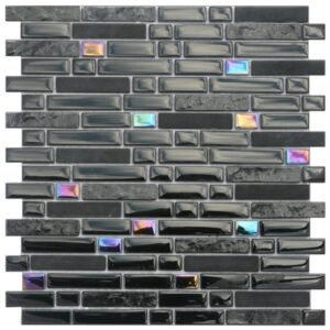 Mozaïek Black Rainbow 1;5xDiversx0;8 - Mozaïek Metaallook | Lapy