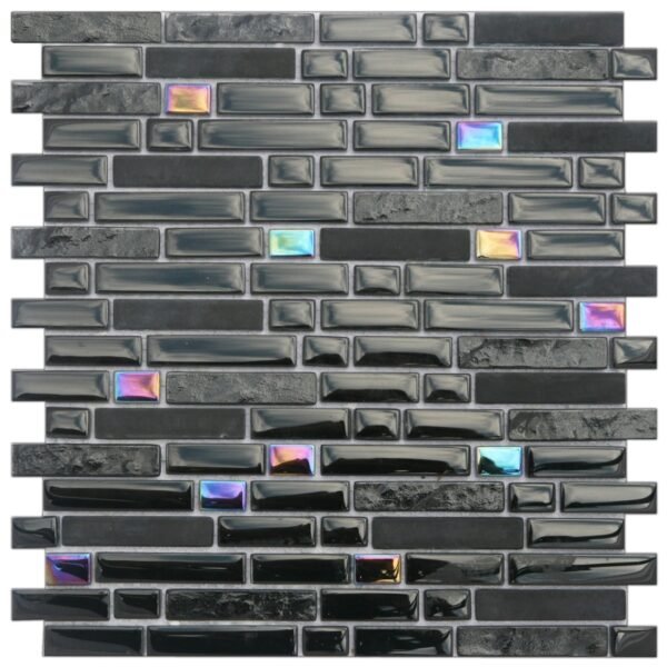 Mozaïek Black Rainbow 1;5xDiversx0;8 - Mozaïek Metaallook | Lapy