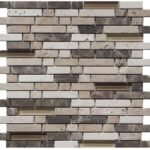 Mozaïek EMP-Beige Mix 1;5x Diversx0;8 - Mozaïek Marmerlook | Lapy