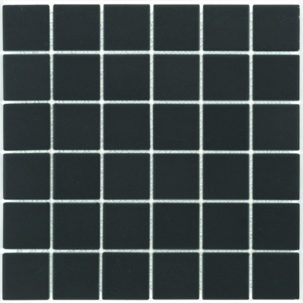 Mozaïek Zwart mat 4;6x4;6x0;5