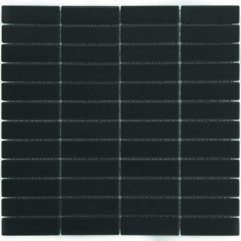 Mozaïek Zwart mat 2;1x7;1x0;5