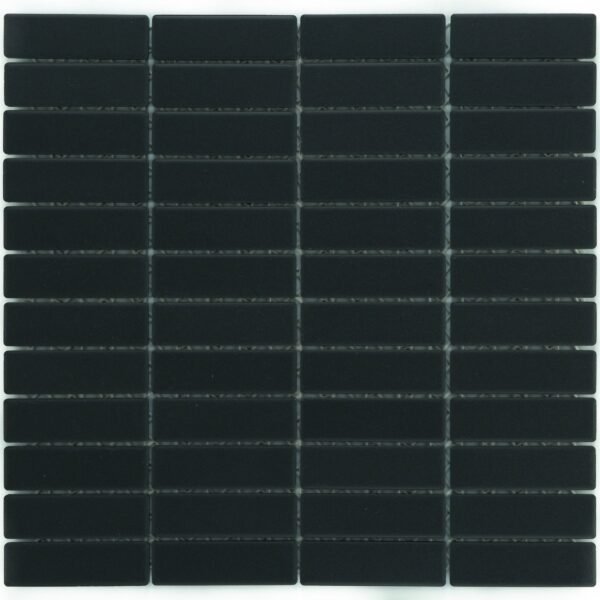 Mozaïek Zwart mat 2;1×7;1×0;5 - Mozaïek Patroon | Lapy