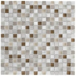 ** Mozaïek RVS Beige mix 1;5×1;5×0;8 - Mozaïek Metaallook | Lapy