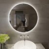 Malaga spiegel rond met LED, Dimbaar 60cm - Spiegels | Lapy