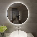 Malaga spiegel rond met LED, Dimbaar 60cm - Spiegels | Lapy