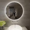 Malaga spiegel rond met LED, Dimbaar 80cm - Spiegels | Lapy