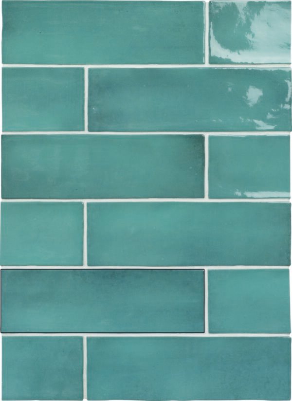 Seville Turquoise - Wandtegels Effen | Lapy