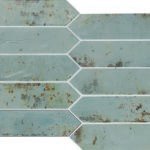 Picket Grunge Aqua - Wandtegels Effen | Lapy